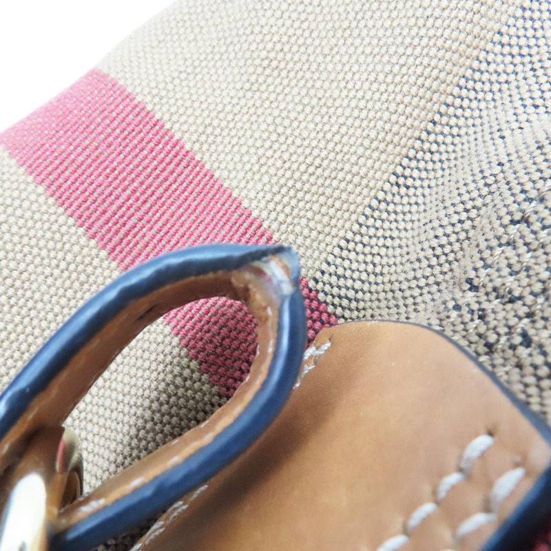 棕色 經典格紋 水桶包 肩背包【BURBERRY 巴寶莉】 3945742-16