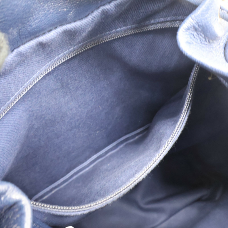 深藍色 牛皮 Daily Round 後背包【CHANEL 香奈兒】-4