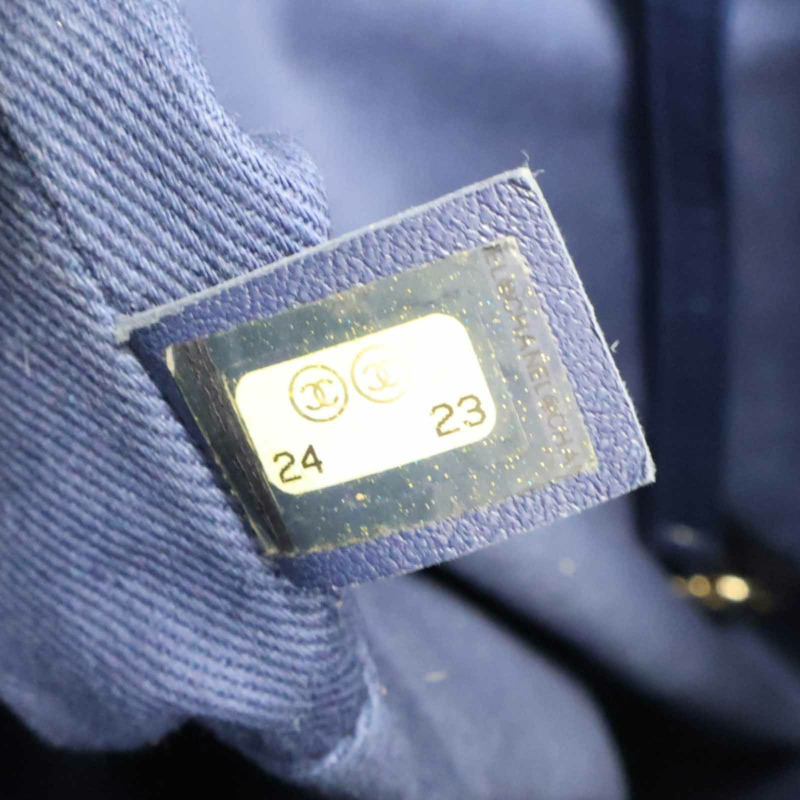 深藍色 牛皮 Daily Round 後背包【CHANEL 香奈兒】-10