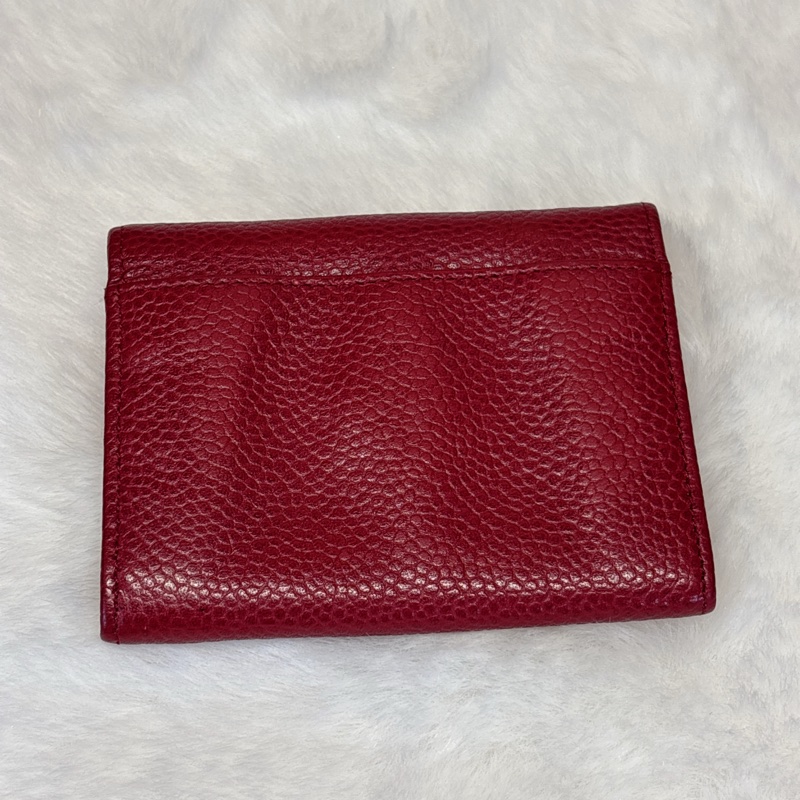 Christian Dior 紅色皮革錢包-1