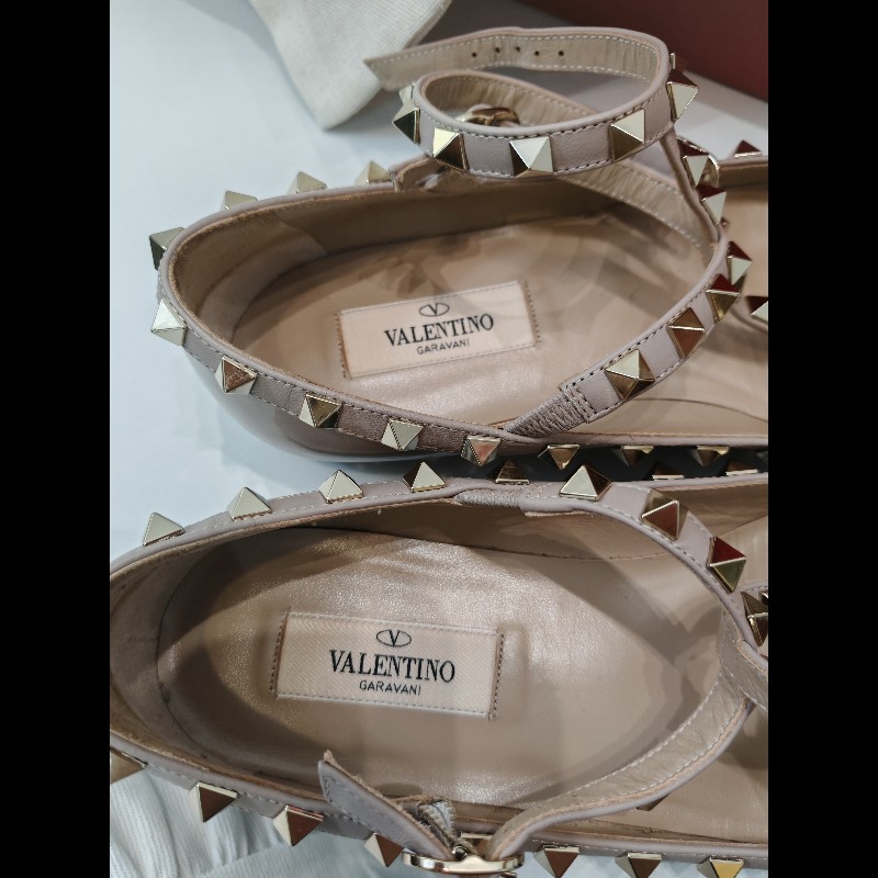 裸粉色Valentino shoes-2