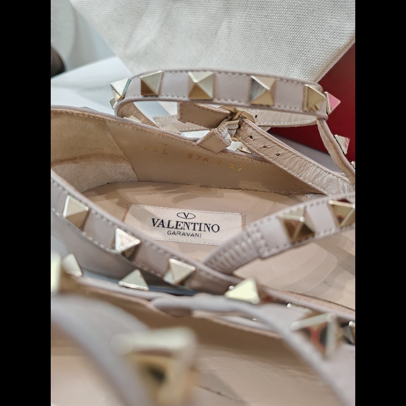 裸粉色Valentino shoes-5