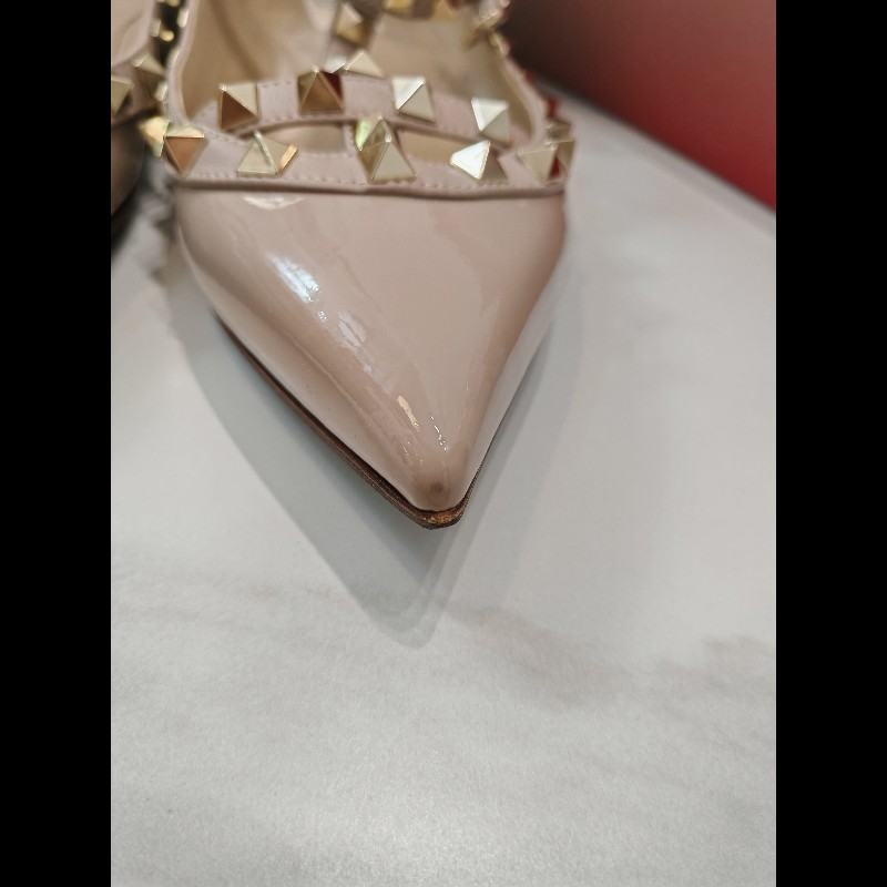 裸粉色Valentino shoes-6