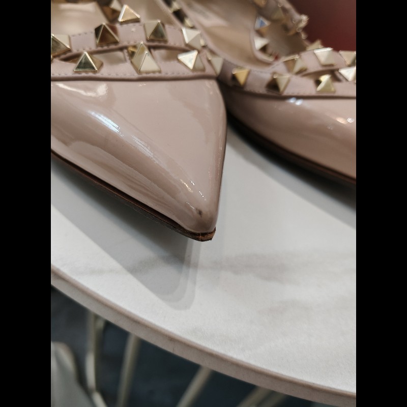 裸粉色Valentino shoes-7