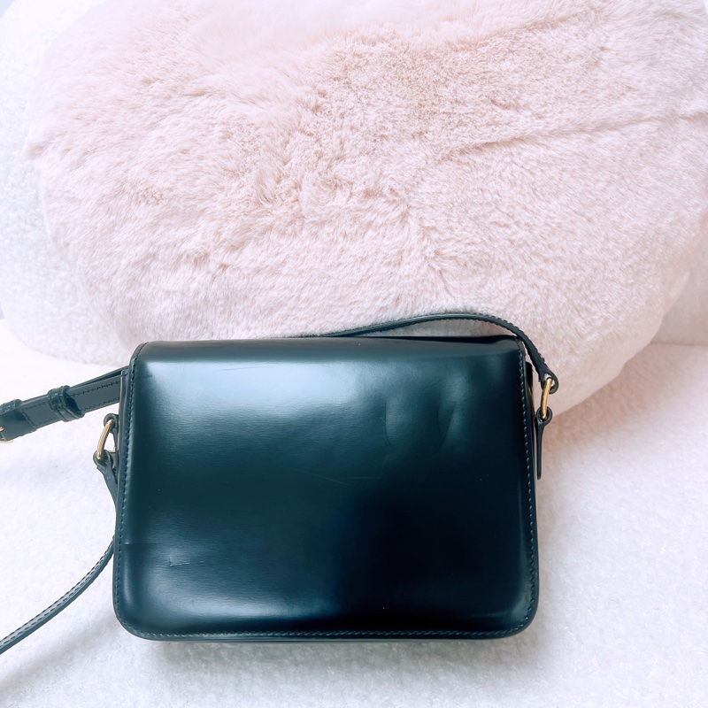 Celine triomphe teen 凱旋門豆腐包 黑色-6