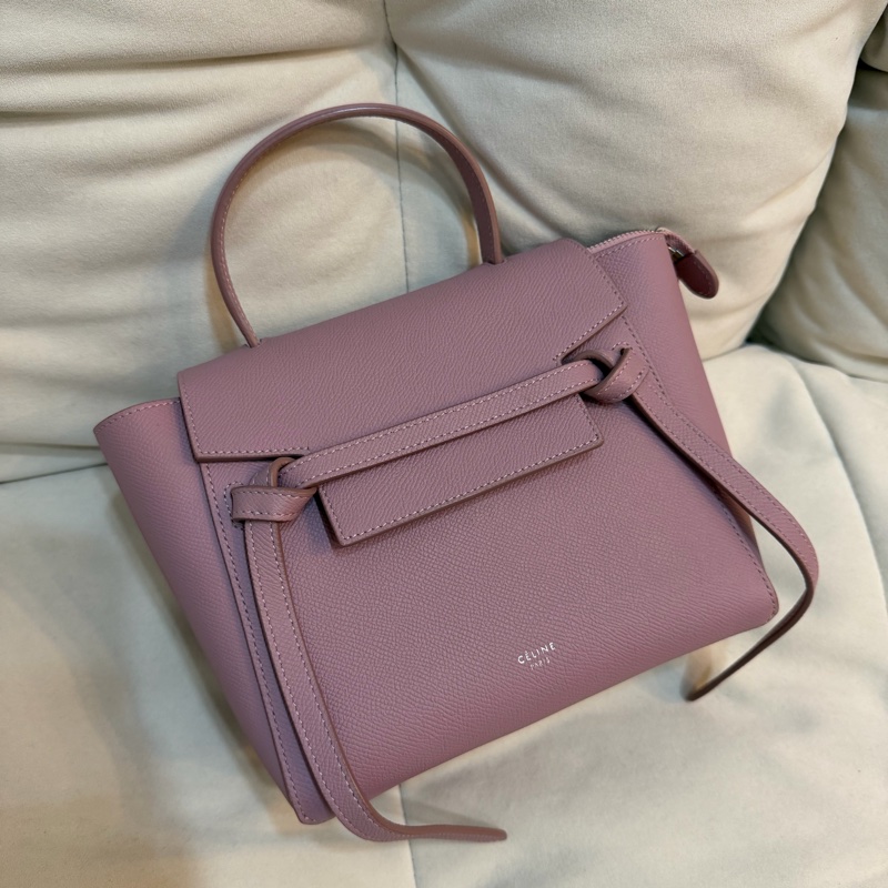 old celine belt bag nano 乾燥玫瑰粉 豆沙粉 很新-0