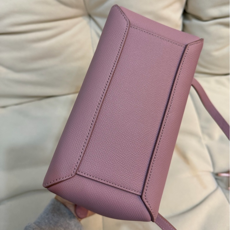 old celine belt bag nano 乾燥玫瑰粉 豆沙粉 很新-2