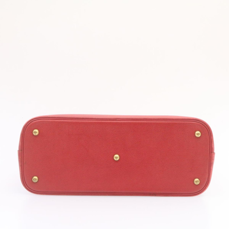 【日本直送】愛馬仕 Bolide 37 手提包，紅色真皮，正品，nh122SAM-7