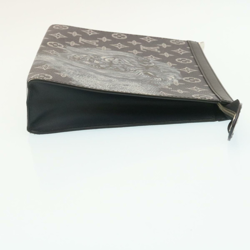 【日本直送】路易威登 Monogram Savanna Pochette Voyage 手拿包海軍藍 M66639 正品 29183M-2