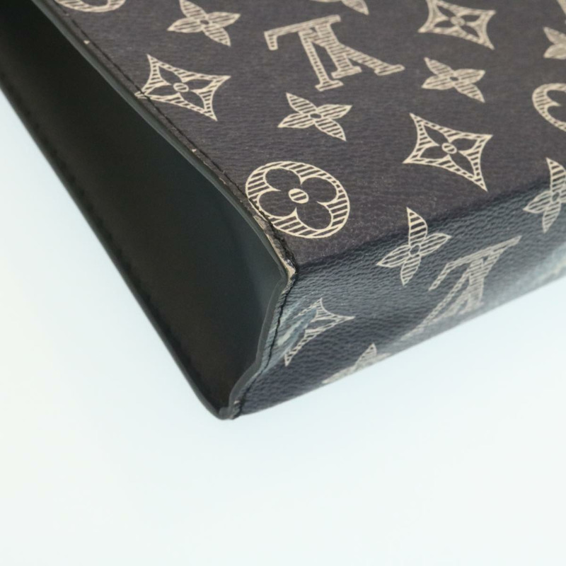 【日本直送】路易威登 Monogram Savanna Pochette Voyage 手拿包海軍藍 M66639 正品 29183M-15