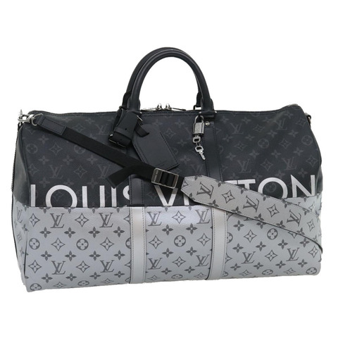 路易威登 Eclipse Split Keepall Bandouliere 50 波士頓包 M43817 正品 67489SM