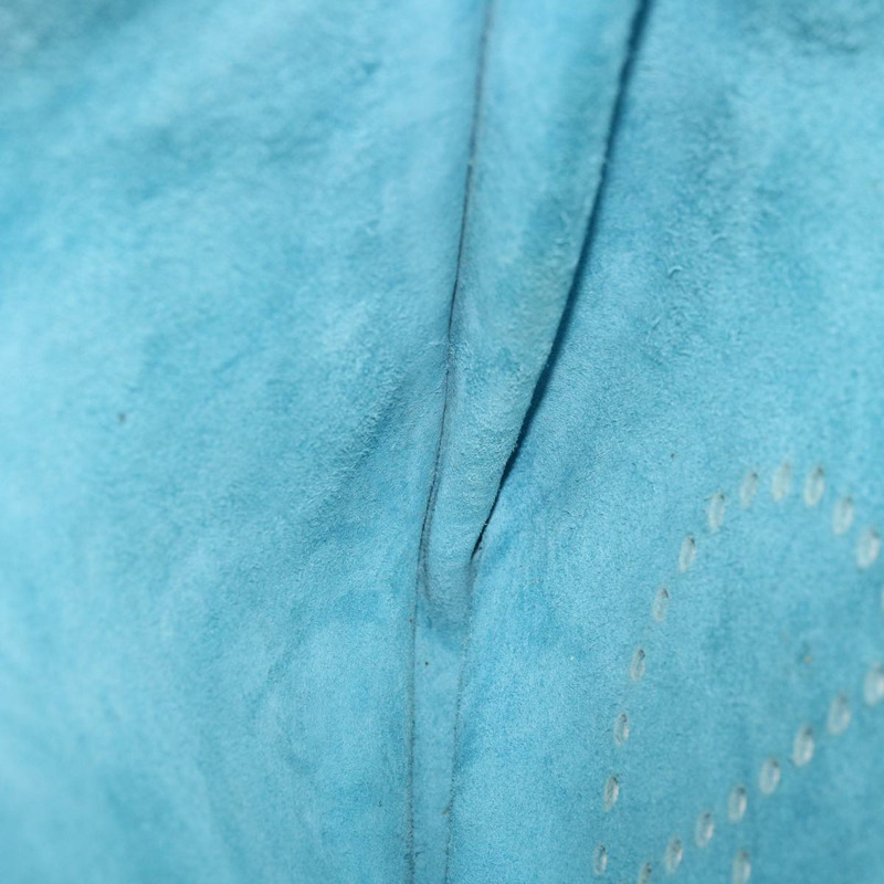 【日本直送】愛馬仕 Evelyn TGM 皮革單肩背包 藍色 正品 am2542gSAM-16