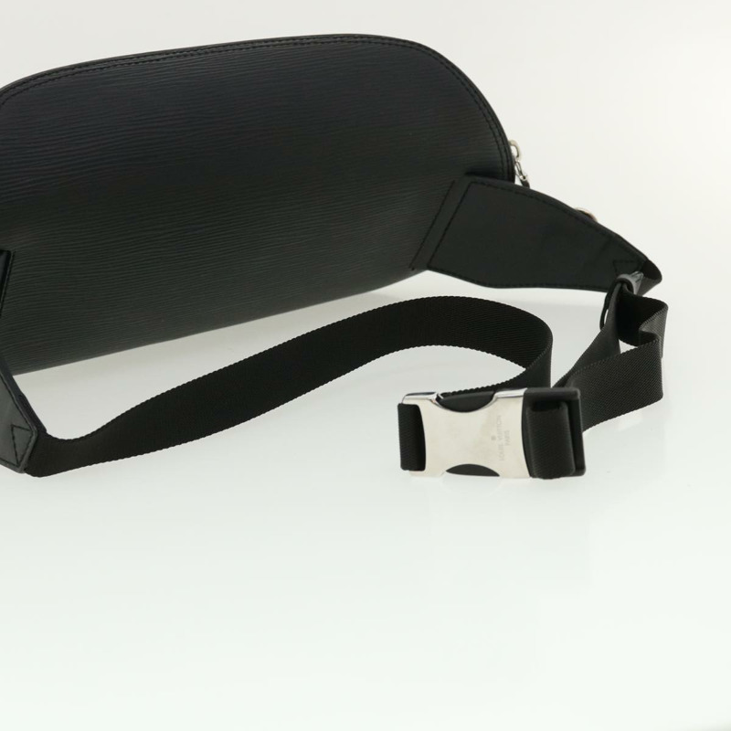 【日本直送】路易威登 Epi LV 圓形腰包 黑色 黃色 M55131 正品 ar8522A-6