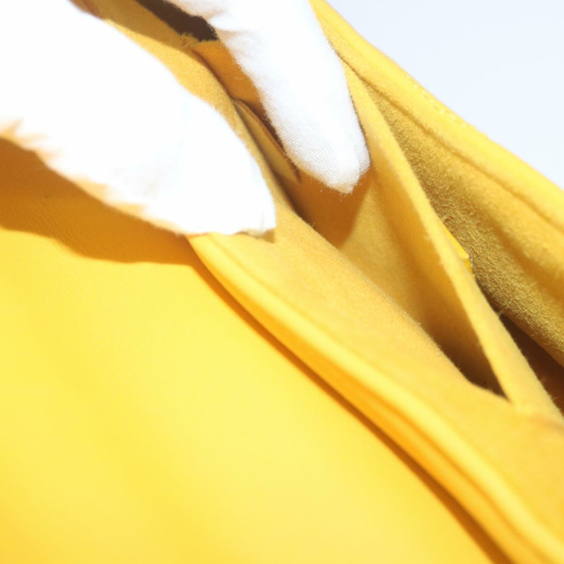 【日本直送】路易威登 New Wave 鏈條包 PM 單肩包 皮革 黃色 LV 正品 60852SAV-28