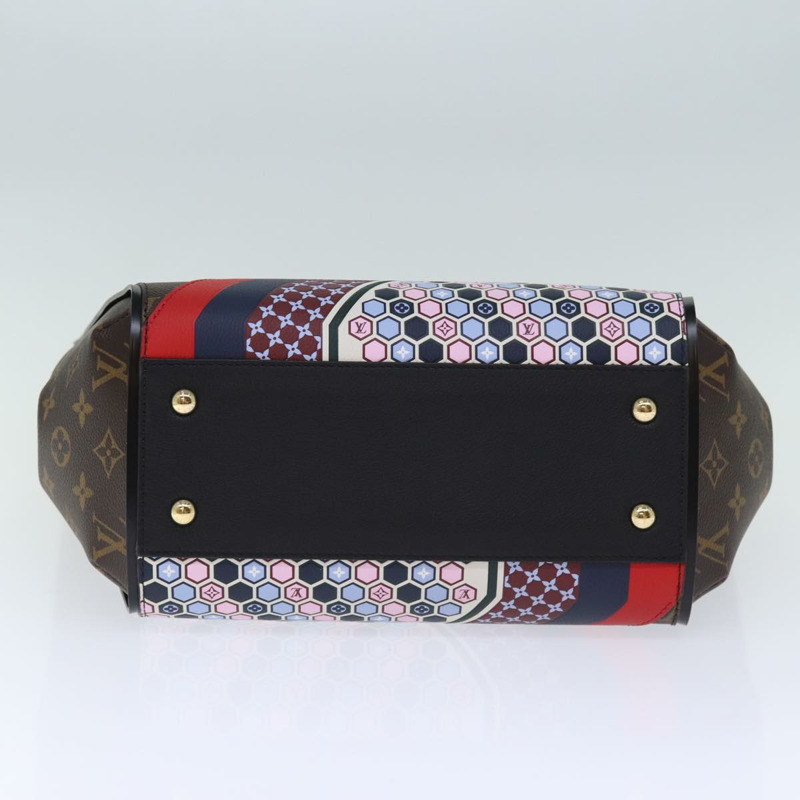 【日本直送】路易威登 Monogram Kimono MM 手提包 紅色/海軍藍 M42850 LV 正品 74277SM-4