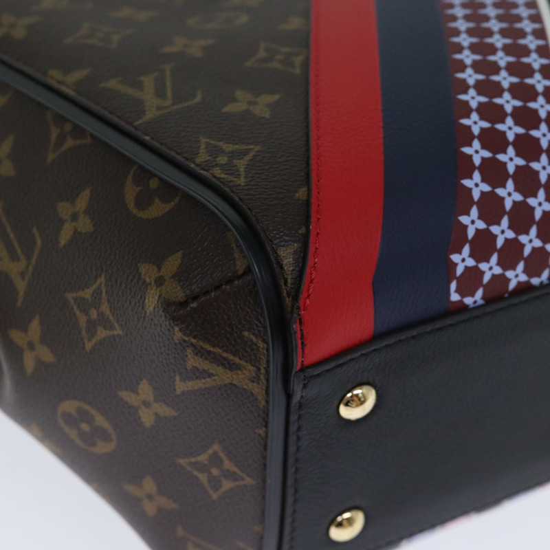 【日本直送】路易威登 Monogram Kimono MM 手提包 紅色/海軍藍 M42850 LV 正品 74277SM-8