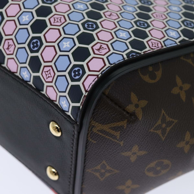 【日本直送】路易威登 Monogram Kimono MM 手提包 紅色/海軍藍 M42850 LV 正品 74277SM-13