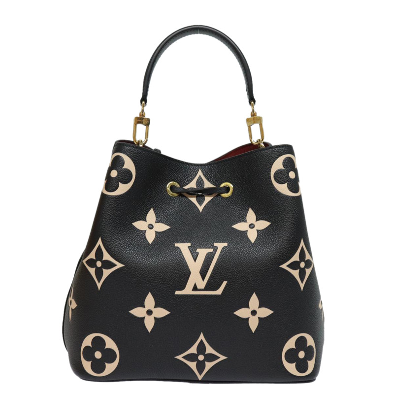 【日本直送】路易威登 Monogram Empreinte Neo Noe 包款黑色米色 M45497 LV 正品 81142SM-1