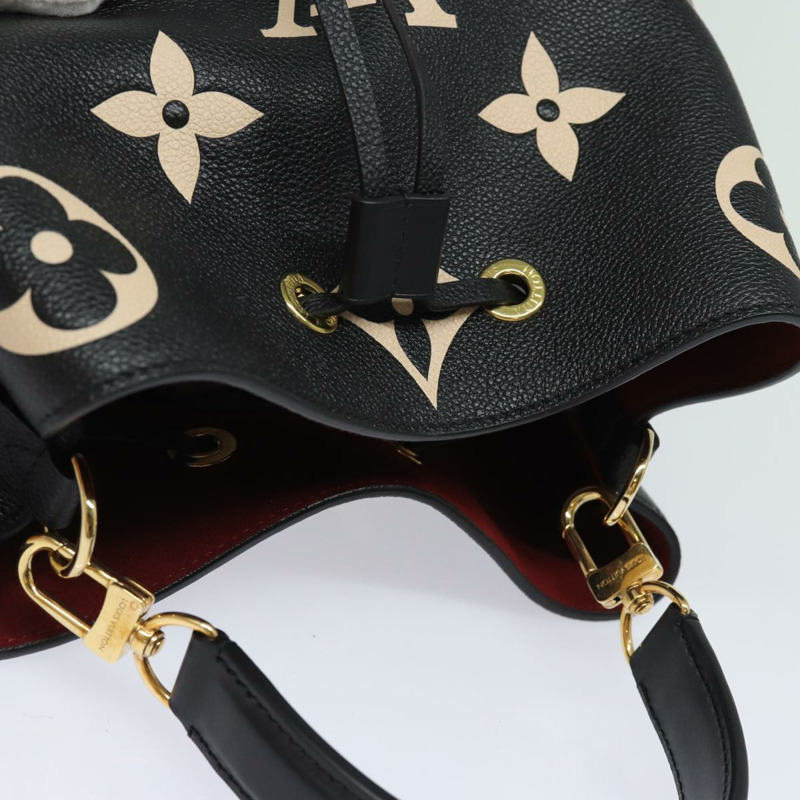 【日本直送】路易威登 Monogram Empreinte Neo Noe 包款黑色米色 M45497 LV 正品 81142SM-5