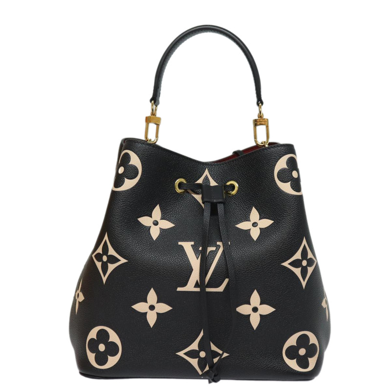 【日本直送】路易威登 Monogram Empreinte Neo Noe 包款黑色米色 M45497 LV 正品 81142SM-12