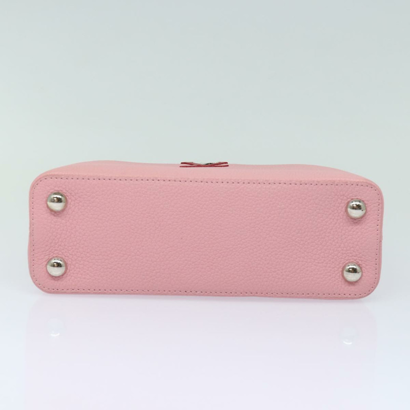 【日本直送】路易威登 Capusine BB 手提包 Taurillon 皮革 2way 紅色粉紅色正品 81113SAM-4