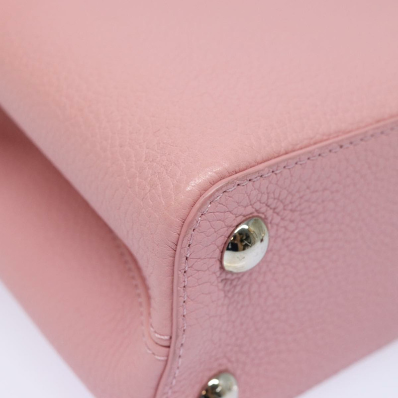 【日本直送】路易威登 Capusine BB 手提包 Taurillon 皮革 2way 紅色粉紅色正品 81113SAM-8