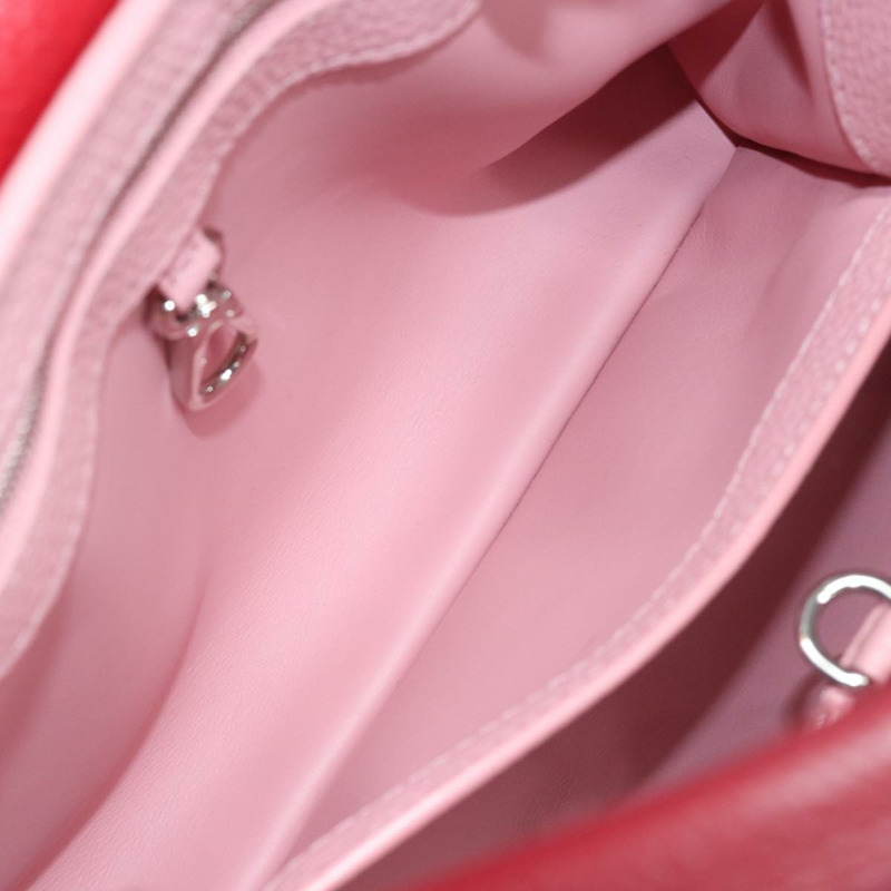 【日本直送】路易威登 Capusine BB 手提包 Taurillon 皮革 2way 紅色粉紅色正品 81113SAM-25