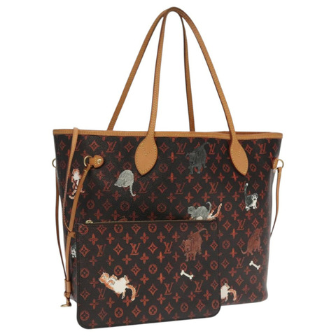 路易威登 Catgram Neverfull MM 手提包 M44441 LV 正品 101672SM