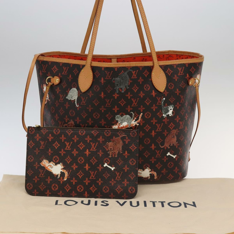 【日本直送】路易威登 Catgram Neverfull MM 手提包 M44441 LV 正品 101672SM-11