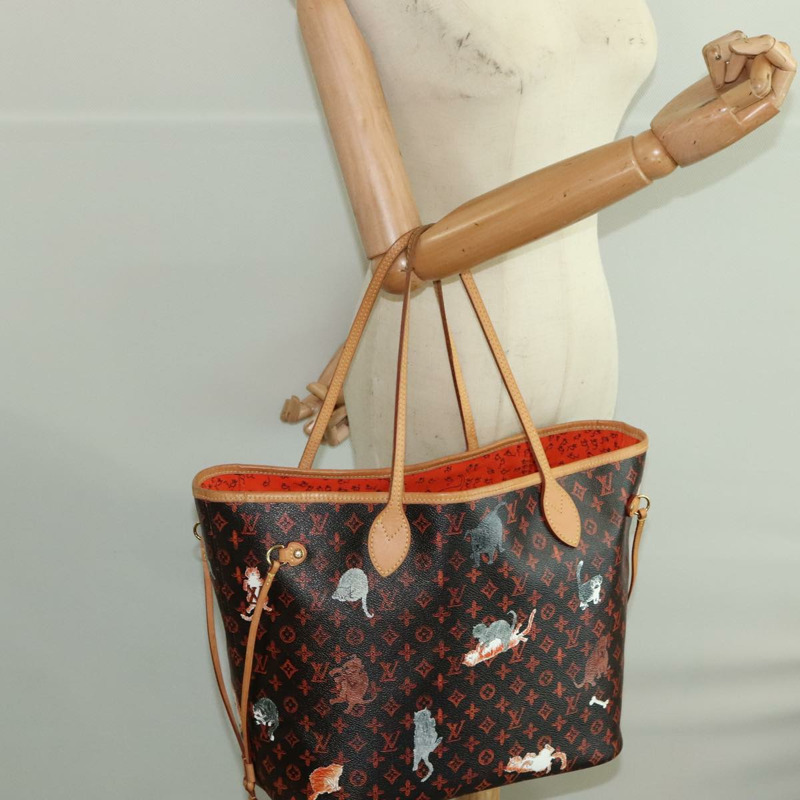 【日本直送】路易威登 Catgram Neverfull MM 手提包 M44441 LV 正品 101672SM-32