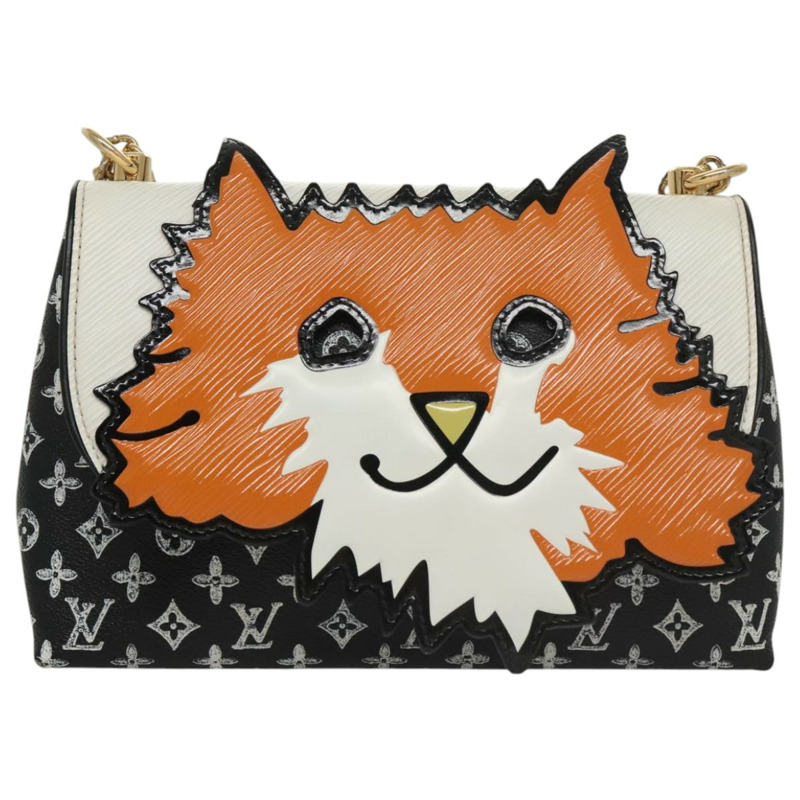【日本直送】路易威登 Catgram Cat Pochette 單肩包 黑色 M52935 LV 正品 101677SAM-12