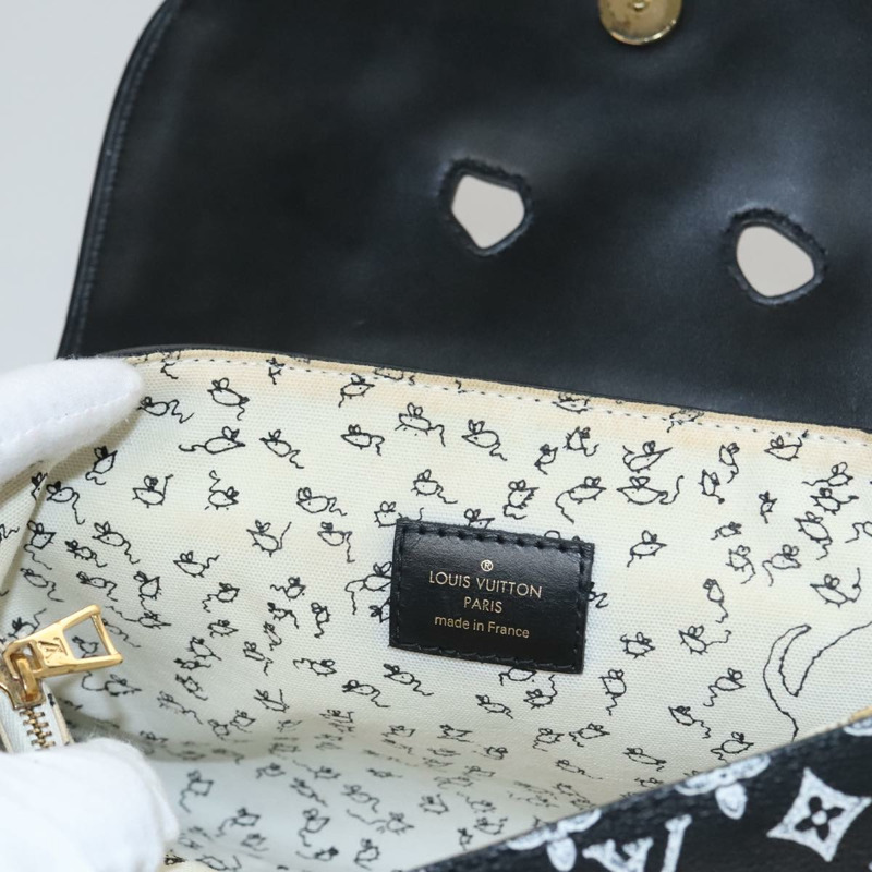 【日本直送】路易威登 Catgram Cat Pochette 單肩包 黑色 M52935 LV 正品 101677SAM-26