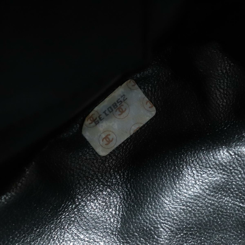 【日本直送】香奈兒 (CHANEL) Matelasse 羊皮單肩包，黑色，金色雙C標誌，正品編號 104998SAV-9