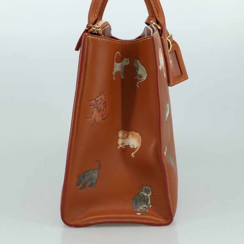 【日本直送】路易威登 Catgram City Steamer MM 手提包,皮革材質,棕色,M52969,正品編號 104191SM-2