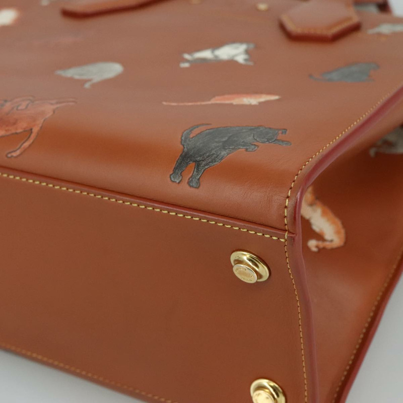 【日本直送】路易威登 Catgram City Steamer MM 手提包,皮革材質,棕色,M52969,正品編號 104191SM-15