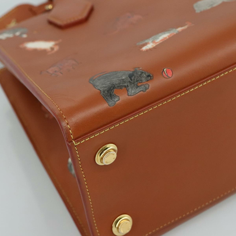 【日本直送】路易威登 Catgram City Steamer MM 手提包,皮革材質,棕色,M52969,正品編號 104191SM-16