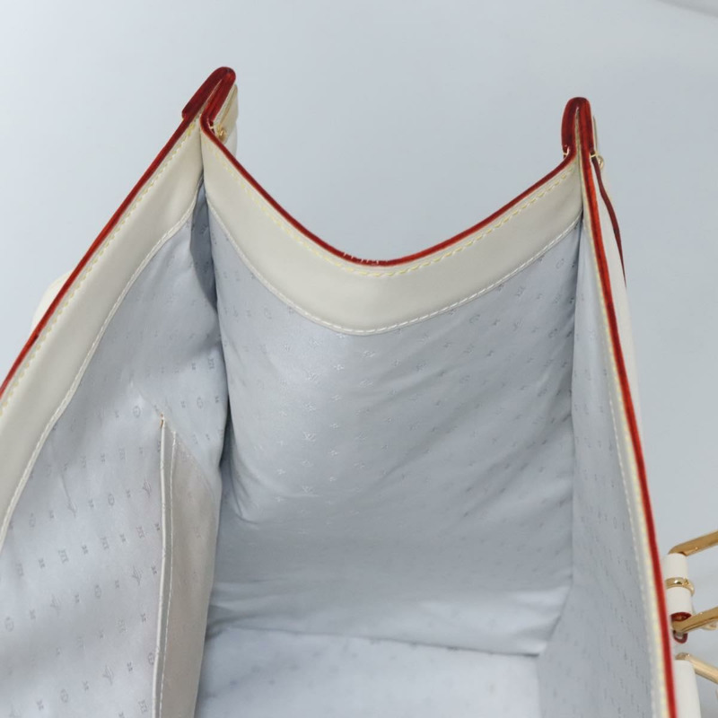 【日本直送】路易威登 Suhari Extravagan 手提包 白色皮革 M91803 LV 正品 115974SM-21