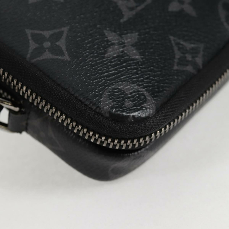 【日本直送】路易威登 Monogram Eclipse 雙手機包 灰色 M69534 LV Auth BA1275SAV-16