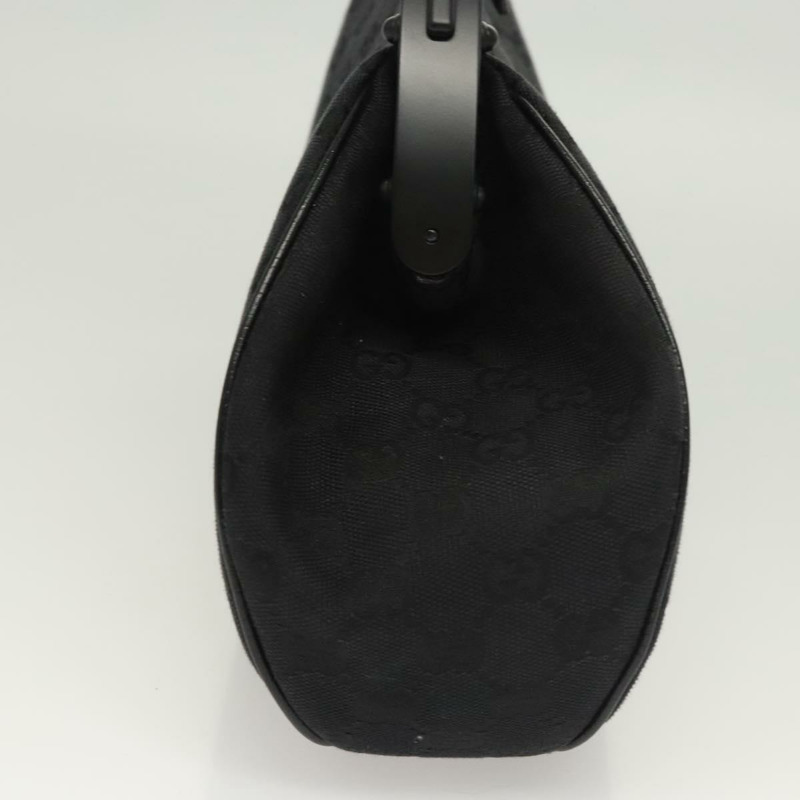 【日本直送】GUCCI GG帆布竹節按扣手提包 黑色 正品 119629V-3