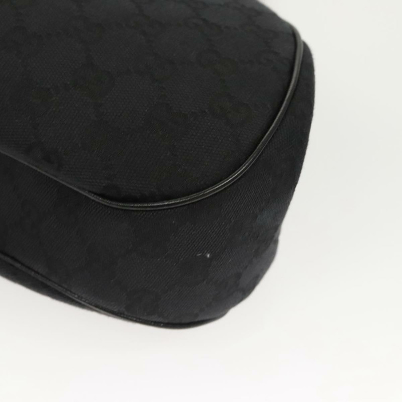 【日本直送】GUCCI GG帆布竹節按扣手提包 黑色 正品 119629V-15