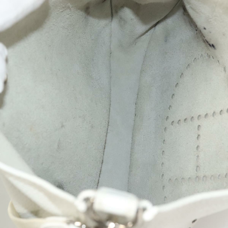 【日本直送】愛馬仕 Evelyn 1 GM 單背包，Togo 皮革，白色，正品 BA2943SAM-9