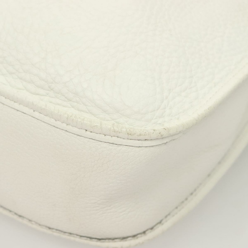 【日本直送】愛馬仕 Evelyn 1 GM 單背包，Togo 皮革，白色，正品 BA2943SAM-14