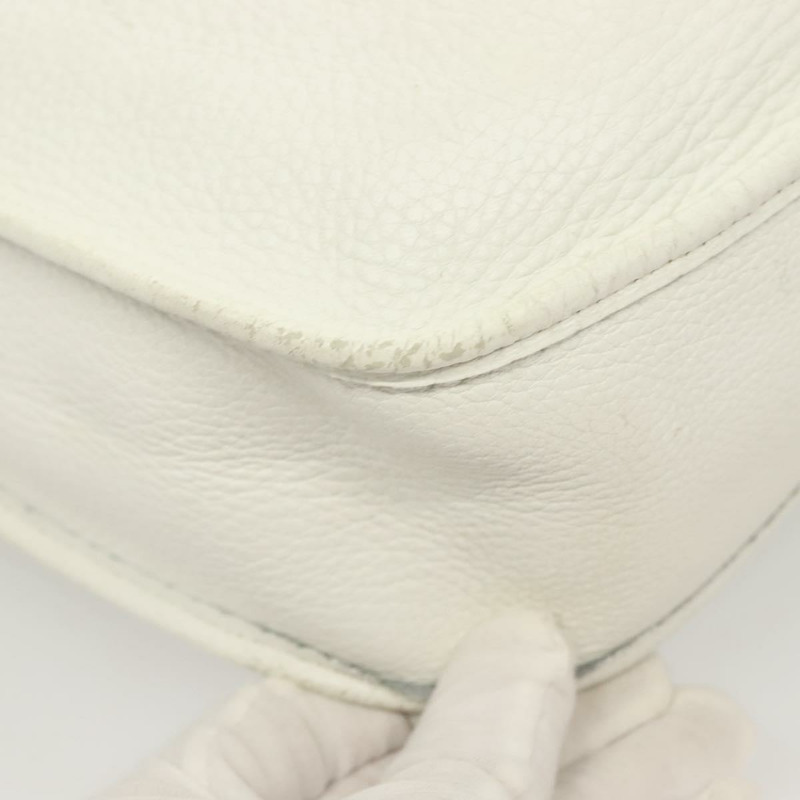 【日本直送】愛馬仕 Evelyn 1 GM 單背包，Togo 皮革，白色，正品 BA2943SAM-15