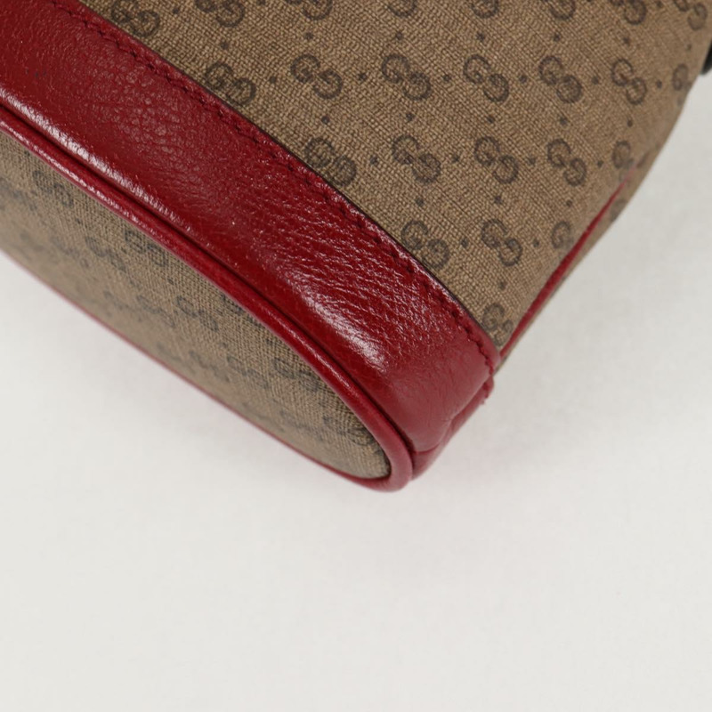 【日本直送】GUCCI Micro GG Supreme Doraemon 聯名款手提包 PVC 米色 金色 正品 132450SAM-16