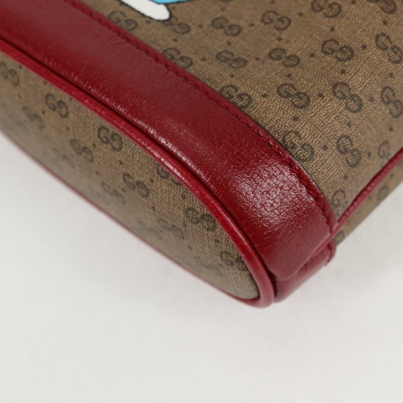 【日本直送】GUCCI Micro GG Supreme哆啦A夢聯名手提包 PVC 米色 647801 正品 135552SAM-14