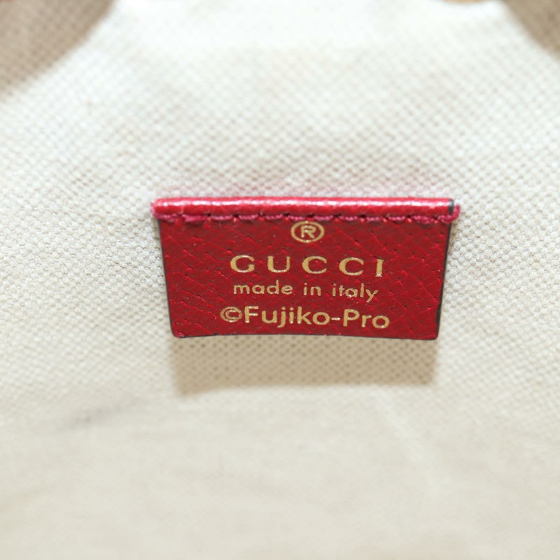 【日本直送】GUCCI Micro GG Supreme哆啦A夢聯名手提包 PVC 米色 647801 正品 135552SAM-17