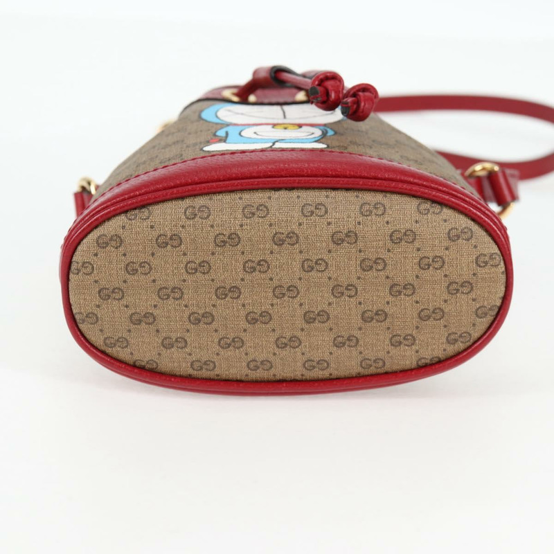 【日本直送】GUCCI Micro GG Supreme Doraemon 聯名手袋 PVC 米色 647801 正品 138992SAM-4
