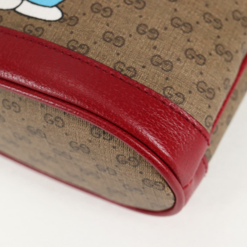 【日本直送】GUCCI Micro GG Supreme Doraemon 聯名手袋 PVC 米色 647801 正品 138992SAM-8