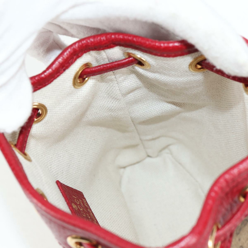 【日本直送】GUCCI Micro GG Supreme Doraemon 聯名手袋 PVC 米色 647801 正品 138992SAM-20