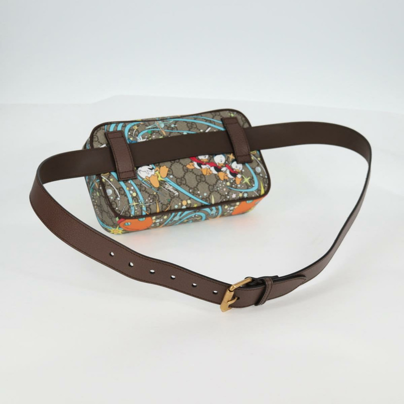 【日本直送】GUCCI GG Supreme Disney 聯名腰包 PVC 米色 602695 正品 138991SAM-6